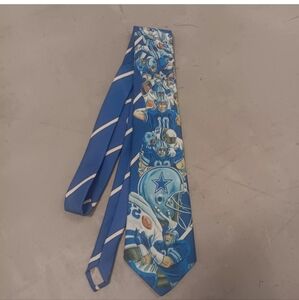 Vintage 90s Dallas Cowboys Necktie Original Ralph Marlin USA Made